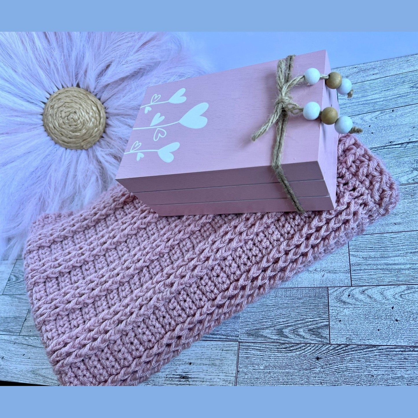 Blanket for baby girl, pink - blanket for baby girl - baby shower gift for baby girl 31”x26”cradle blanket, boho room decor, modern heirloom - Lilly Grace Sparkle Boutique