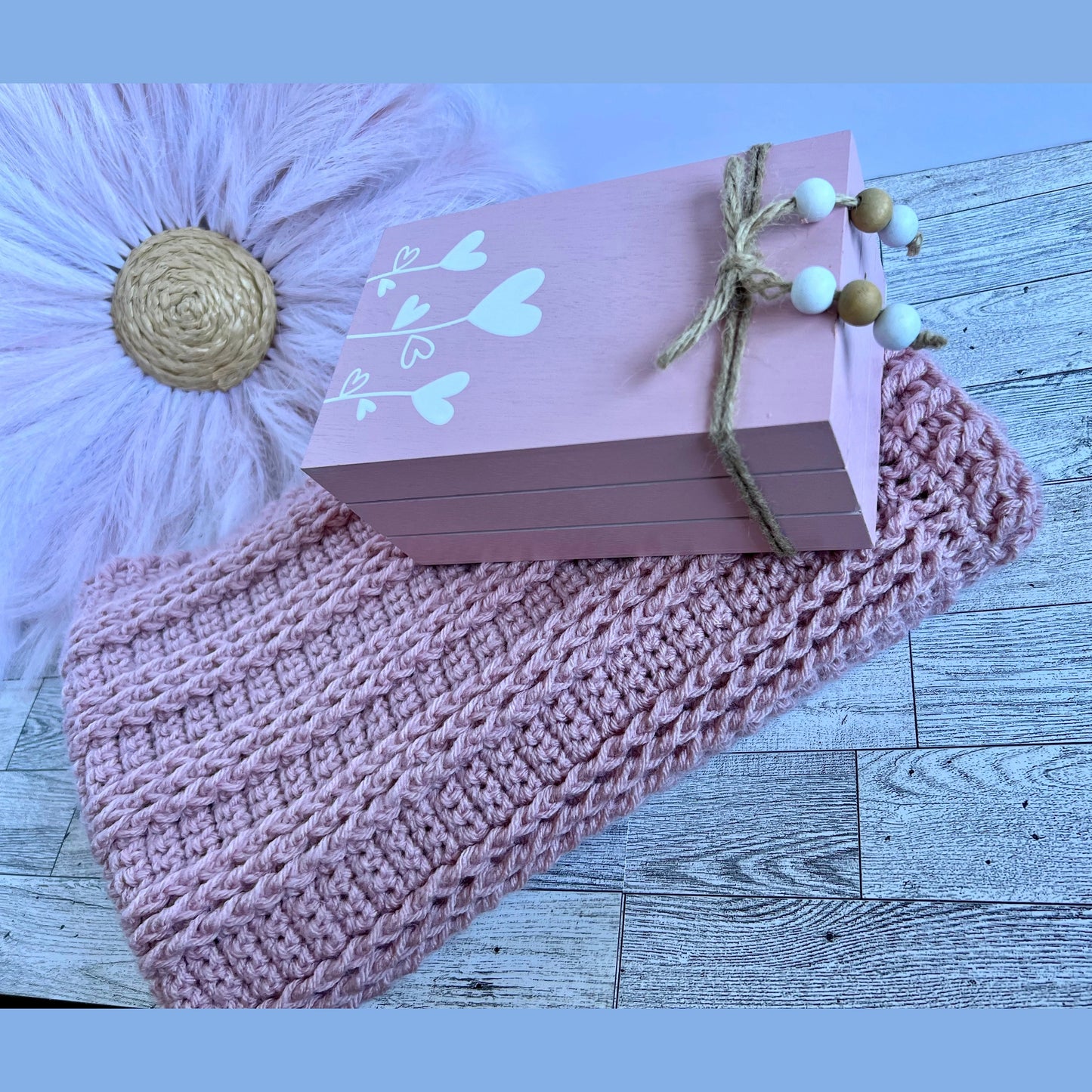 Handmade crochet blanket for baby girl, pink - Lilly Grace Sparkle Boutique