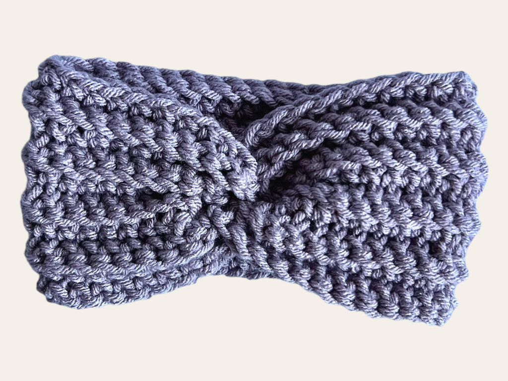 Crochet Headband - baby to adult size - in soft pastel colors