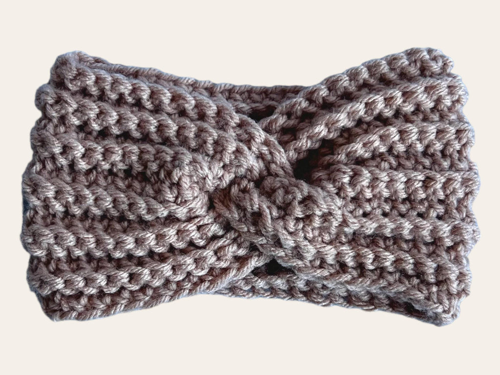 Baby Toddler Crochet Headband- Handmade - Pearl White