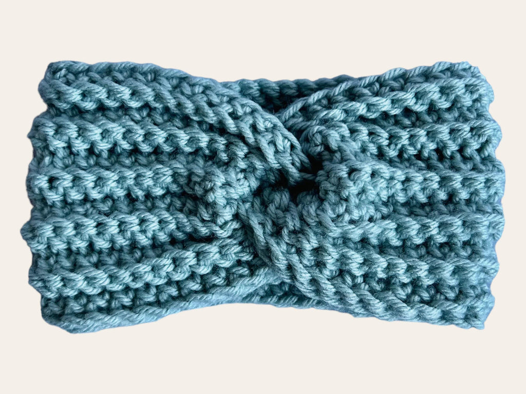 Baby Toddler Crochet Headband- Handmade - Pearl White