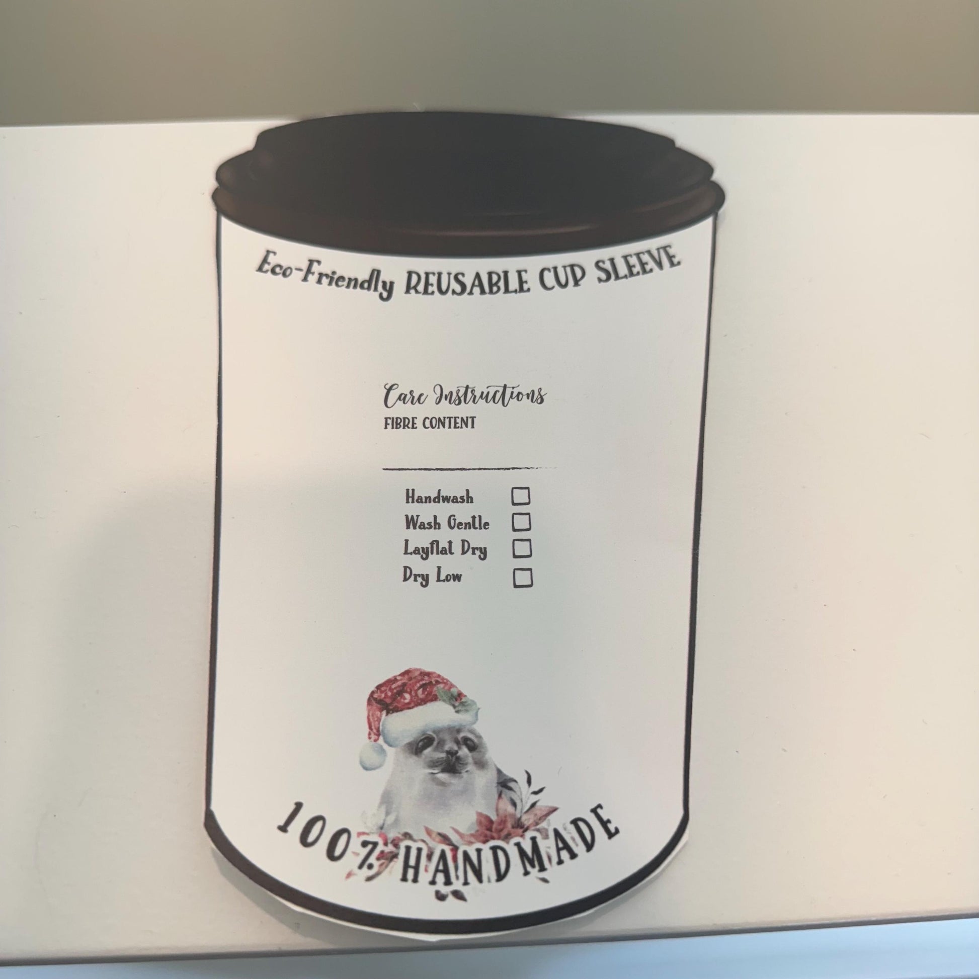 Crochet Coffee Cup Cozy Coffee Lover Gift Eco Friendly Reusable Handmade Coffee cup sweater- light lavender purple