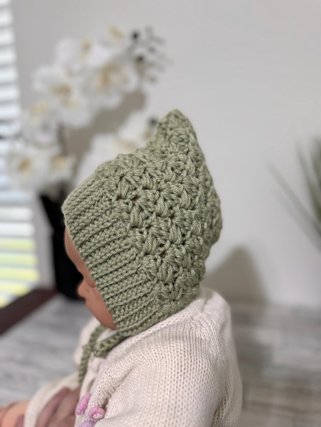 Pixie Bonnet Hat for Baby/Toddler