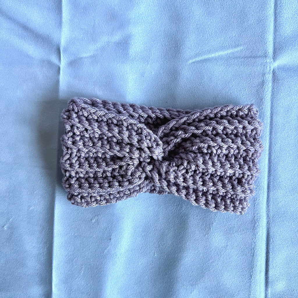 Crochet headband for girl or woman, boho style color headband, crochet headband for spring weather - Lilly Grace Sparkle Boutique