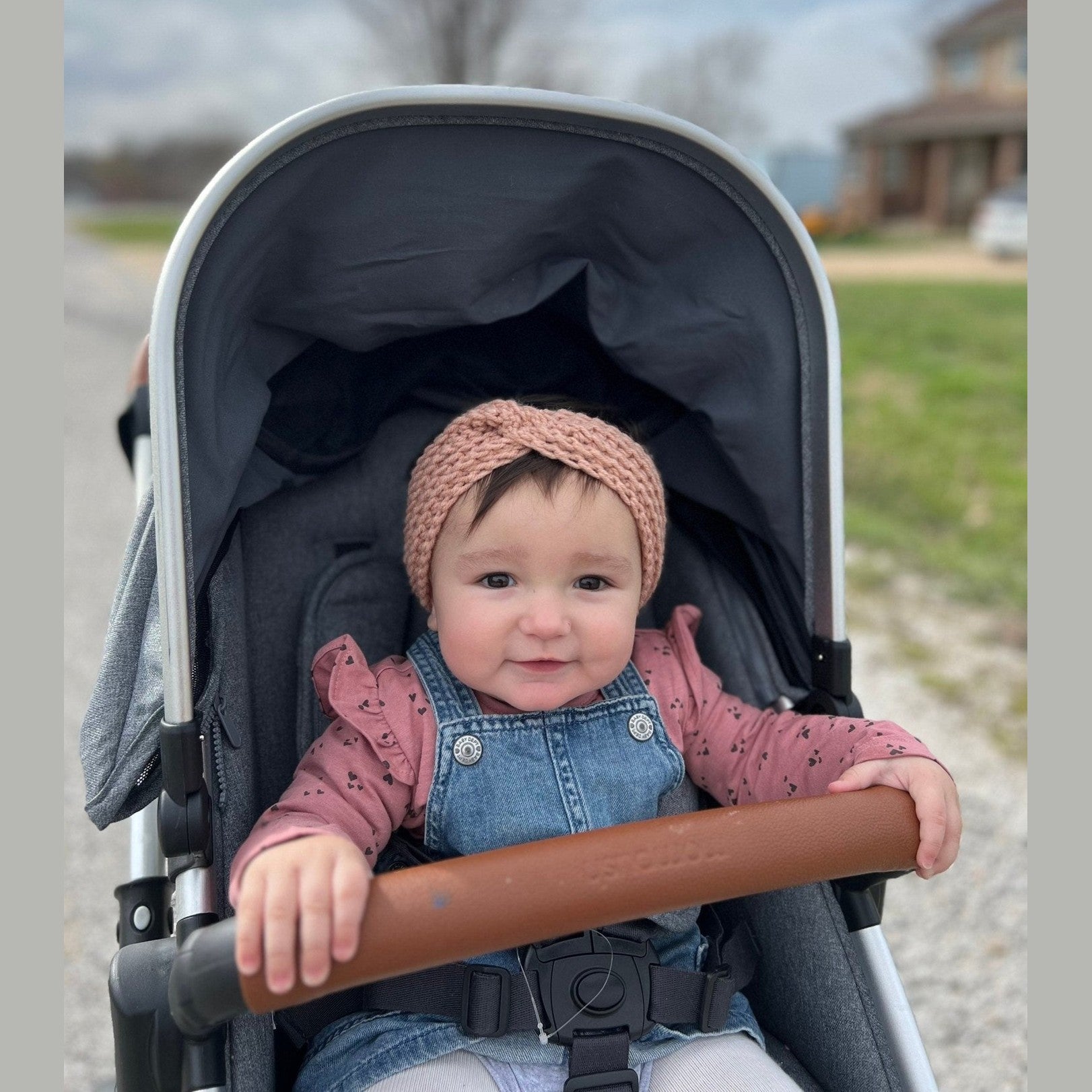 Crochet headband for girl or woman, boho style color headband, crochet headband for spring weather - Lilly Grace Sparkle Boutique