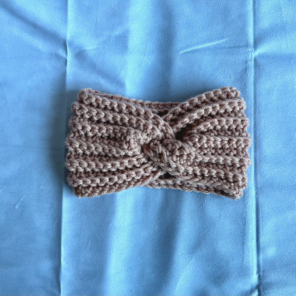 Pearl White -Crochet headband for girl or woman, boho style color headband, crochet headband for spring weather, various sizes - Lilly Grace Sparkle Boutique