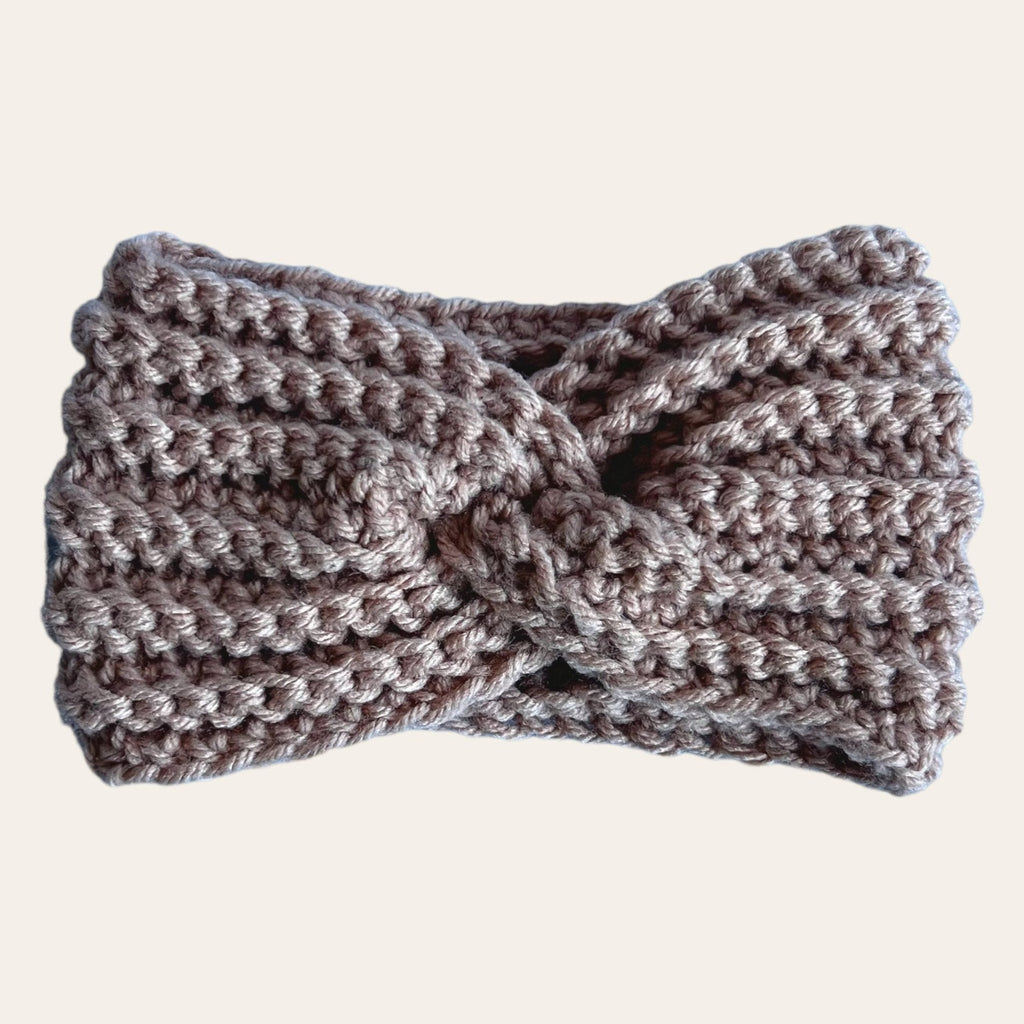 Pearl White -Crochet headband for girl or woman, boho style color headband, crochet headband for spring weather, various sizes - Lilly Grace Sparkle Boutique