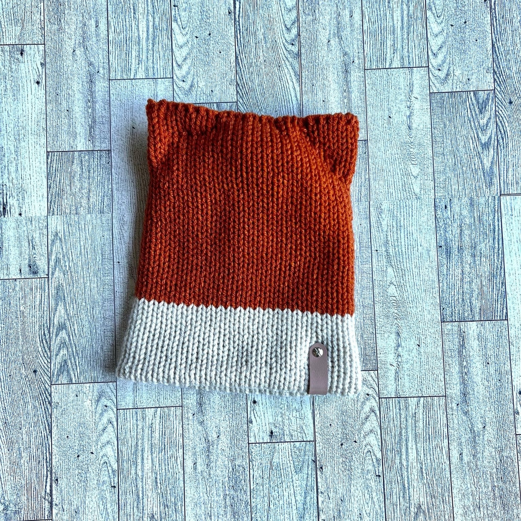 Soft Knitted sly fox beanie hat, woodland tiny fox beanie hat. Mommy and me beanie set. Adult and child hat set. Sizes newborn to adult. - Lilly Grace Sparkle Boutique