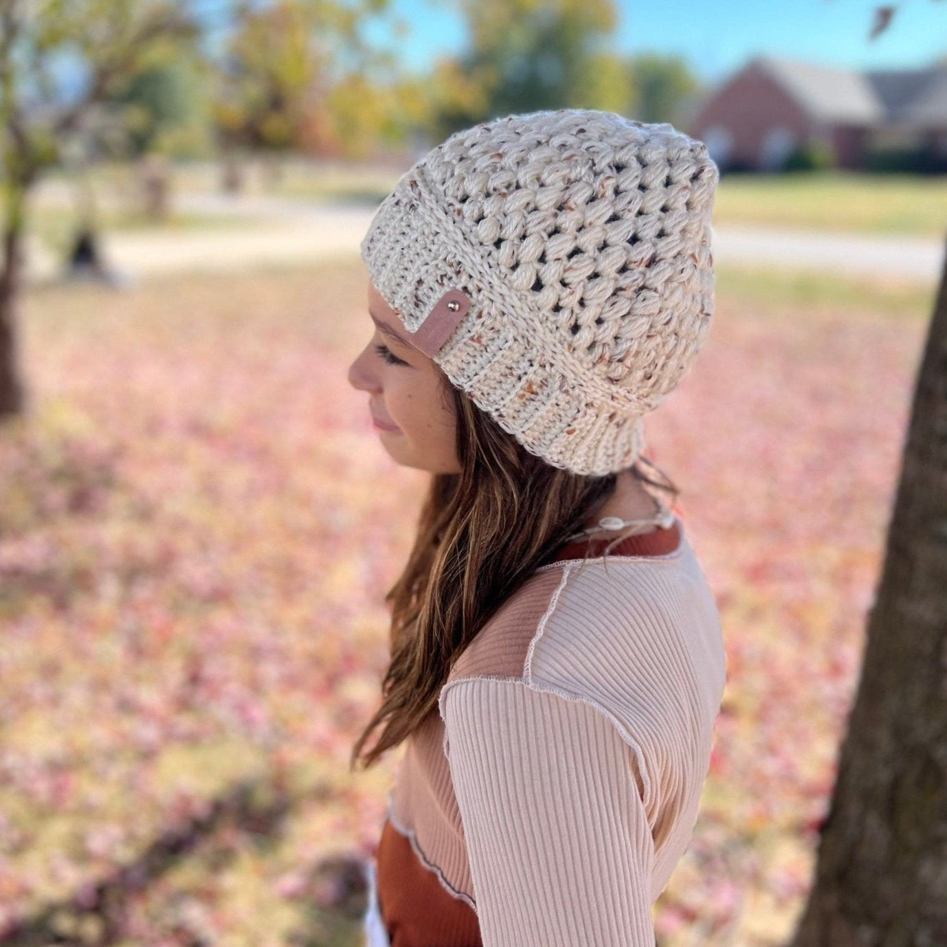 Stylish trendy crochet hat for woman/girl, fall or winter weather crochet hat for girl crochet hat for women “mom and me” hat set,great gift - Lilly Grace Sparkle Boutique