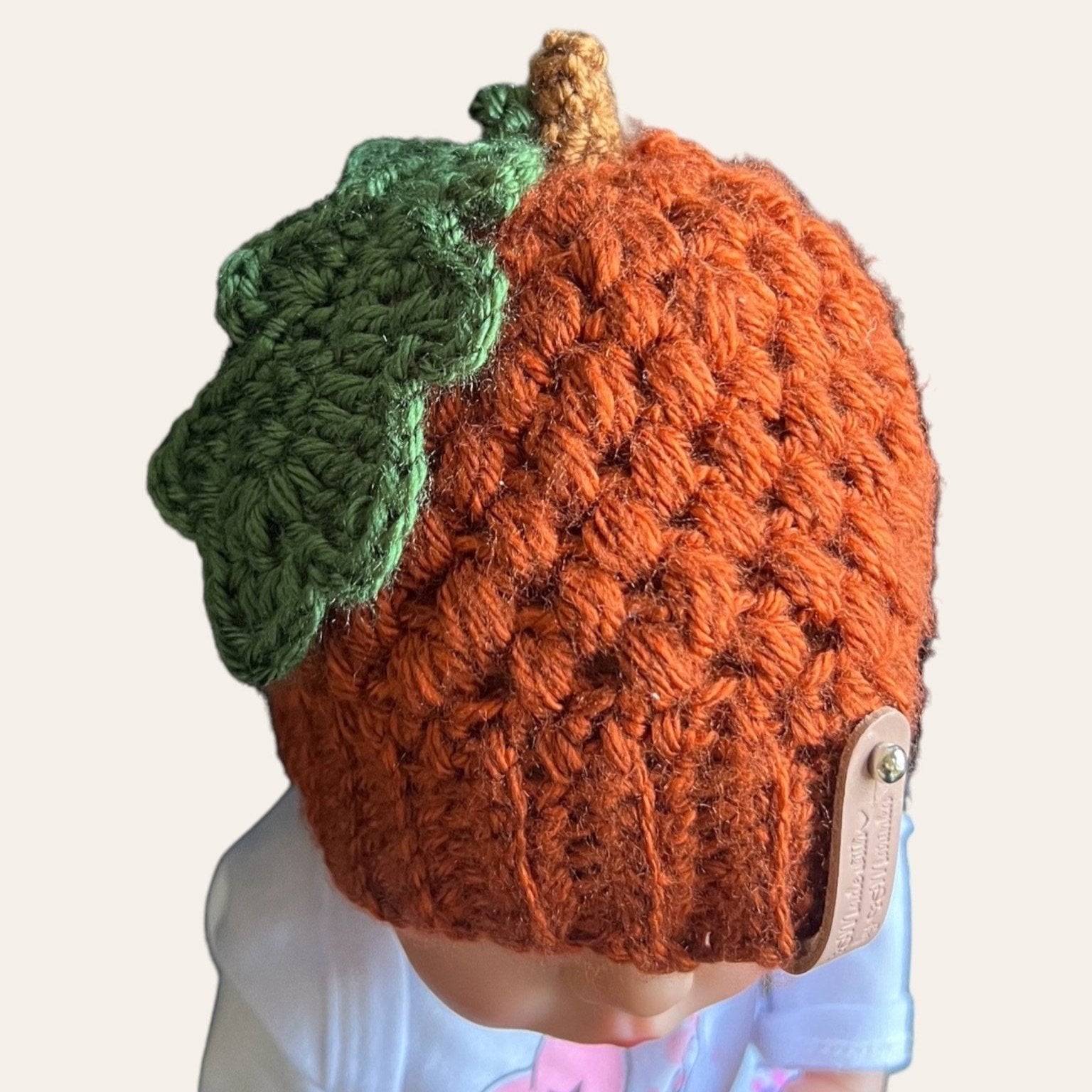 Acorn beanie hat for toddler 2-5T, toddler hat, fall season hats, beanie for fall photo session, knitted/crocheted handmade beanie hat - Lilly Grace Sparkle Boutique