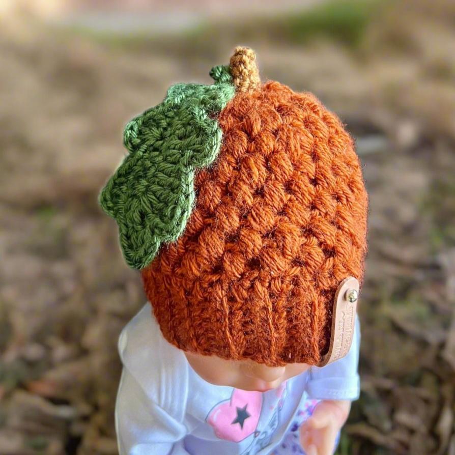 Acorn beanie hat for toddler 2-5T, toddler hat, fall season hats, beanie for fall photo session, knitted/crocheted handmade beanie hat - Lilly Grace Sparkle Boutique