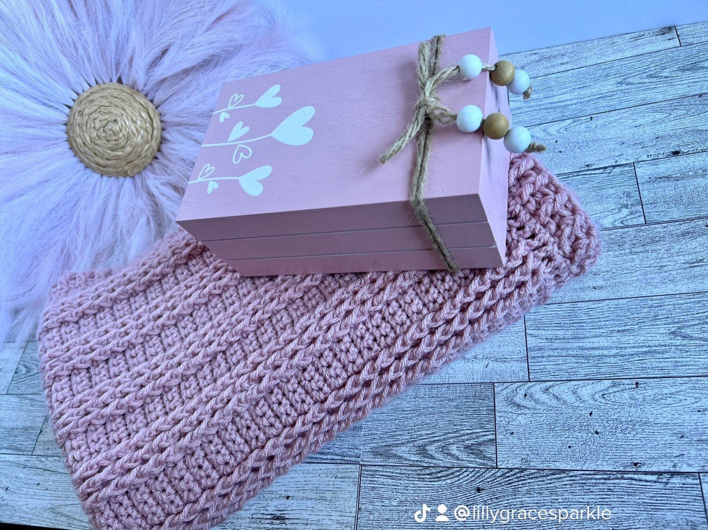 Handmade crochet soft rose pink blanket for baby girl, 31”x26”, baby shower gift for girl, modern heirloom baby crib throw cradle blanket - Lilly Grace Sparkle Boutique